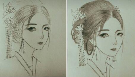 二月二，電力作家坐家“戰(zhàn)疫”新作——觀美姬素描遙寄故鄉(xiāng)九妹