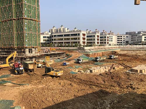 中國安能第二工程局湖畔學(xué)苑項(xiàng)目部“戰(zhàn)疫情，抓復(fù)工”