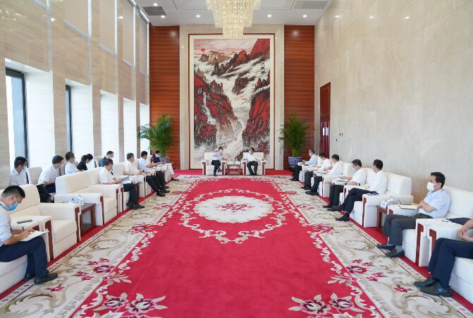 中國(guó)能建黨委書記、董事長(zhǎng)汪建平會(huì)見陜西省副省長(zhǎng)趙剛一行
