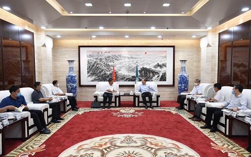 國家電網(wǎng)有限公司總經(jīng)理、黨組副書記辛保安會見寧夏回族自治區(qū)副主席吳秀章