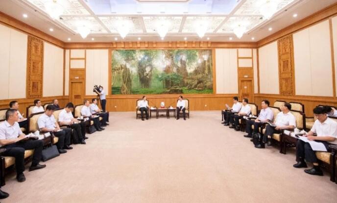 中核集團總經(jīng)理、黨組副書記顧軍與福建省委副書記、代省長王寧會談