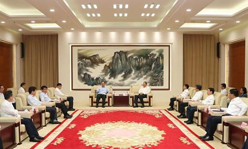 國(guó)家電網(wǎng)董事長(zhǎng)、黨組書(shū)記毛偉明拜會(huì)安徽省委書(shū)記李錦斌、省長(zhǎng)李國(guó)英