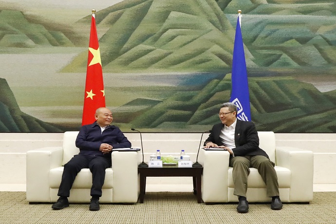 錢智民會(huì)見中國(guó)中鐵董事長(zhǎng)、黨委書記陳云