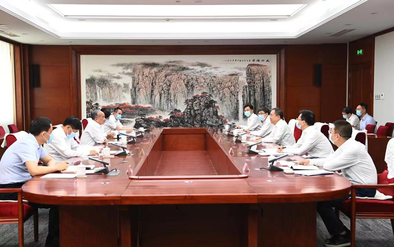 鄒磊拜會山西省委書記、省人大常委會主任林武