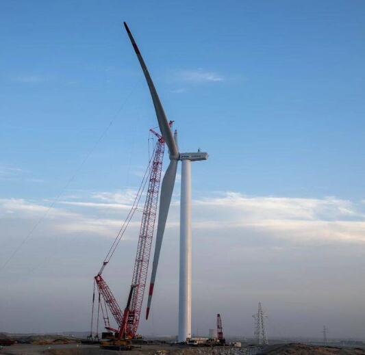 深耕大西北，H171-4MW分散式風(fēng)電項目成功首吊!