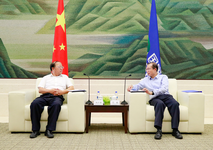 國(guó)家電投總經(jīng)理、黨組副書記江毅會(huì)見湖北省武漢市委常委、武漢經(jīng)開區(qū)工委書記劉子清