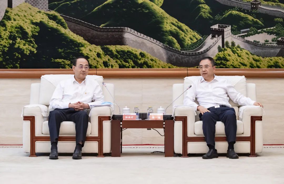 鄒磊會(huì)見中國中車黨委書記、董事長孫永才