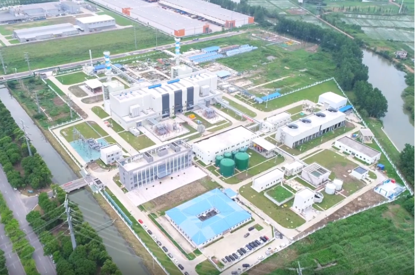 中國能建廣東火電承建的中電常熟燃機(jī)熱電聯(lián)產(chǎn)項目第一套機(jī)組商運
