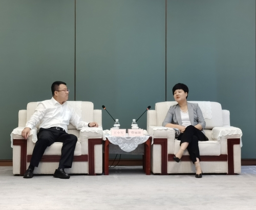 王小軍拜會廣西壯族自治區(qū)黨委常委、常務(wù)副主席蔡麗新
