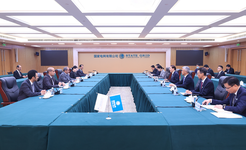 辛保安會(huì)見聯(lián)合國(guó)全球契約組織總干事桑達(dá)·奧佳博、沙特電力公司首席執(zhí)行官哈立德·古努