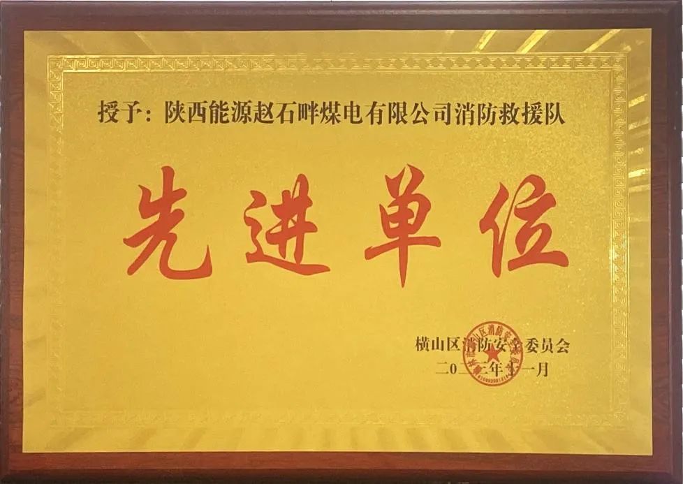 優(yōu)秀！再續(xù)輝煌！陜投集團(tuán)趙石畔煤電消防工作又獲表彰