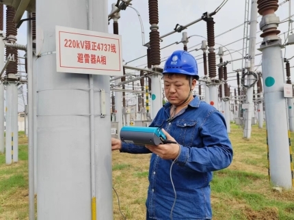 監(jiān)督檢查隱患電桿，全力保障電力安全
