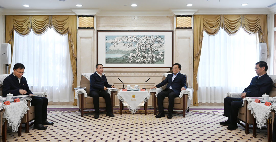 大唐集團董事長鄒磊、總經(jīng)理張傳江拜會江蘇省委書記信長星、省長許昆林