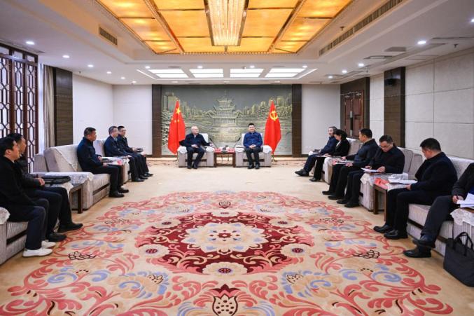 貴陽市領(lǐng)導(dǎo)會見中國節(jié)能環(huán)保集團有限公司黨委