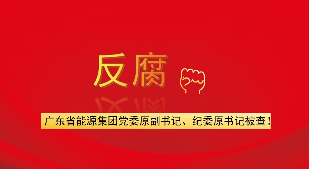 廣東省能源集團(tuán)黨委原副書記、紀(jì)委原書記被查！